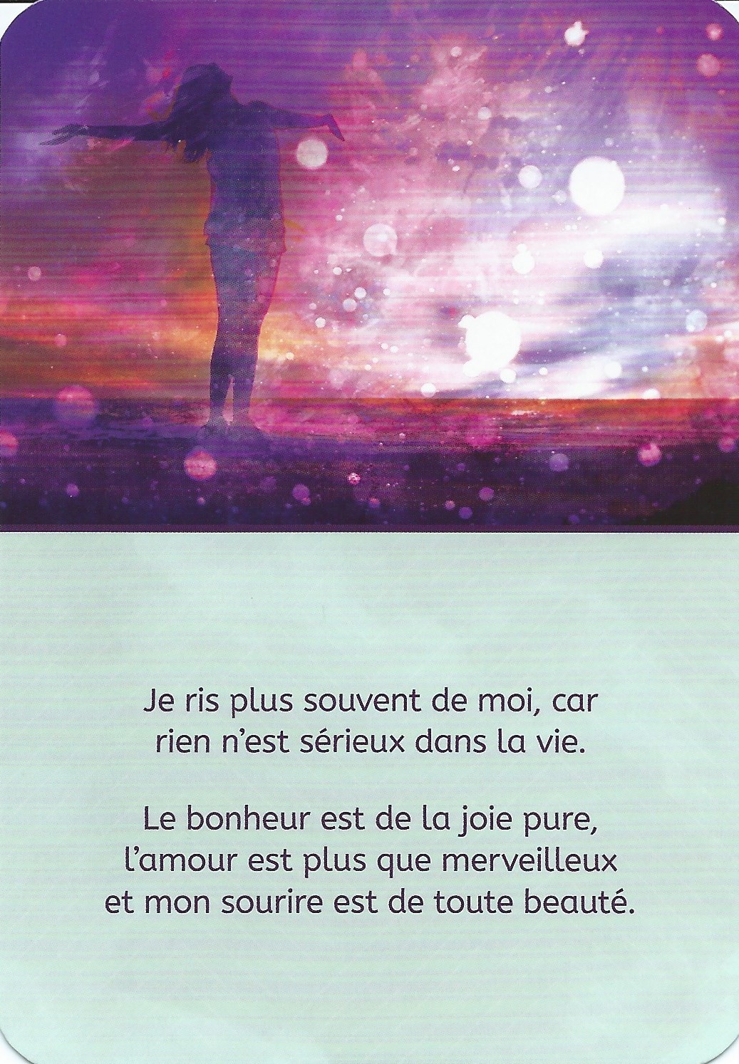 Je ris de moi