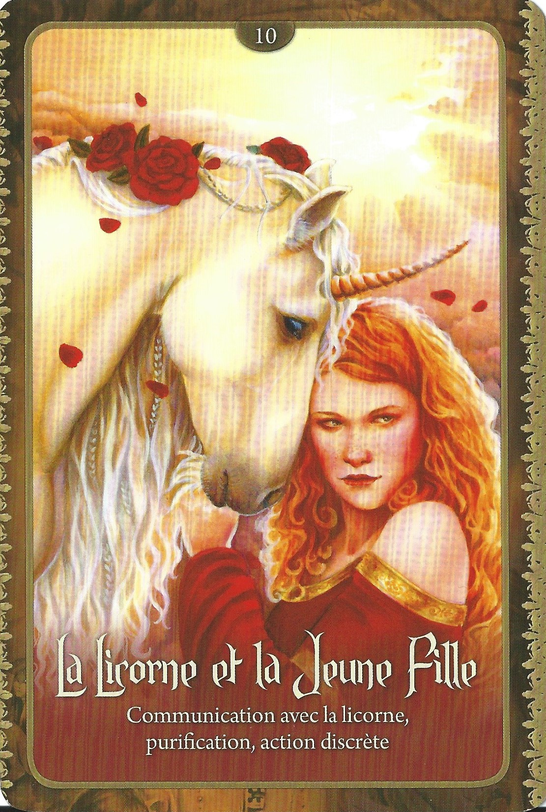 La licorne et la jeune fille