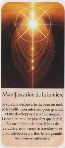 Manifestation de la lumiere